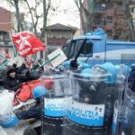 Turín se convierte en escenario de tensiones y disturbios después del dramático desalojo de un símbolo de la lucha social italiana