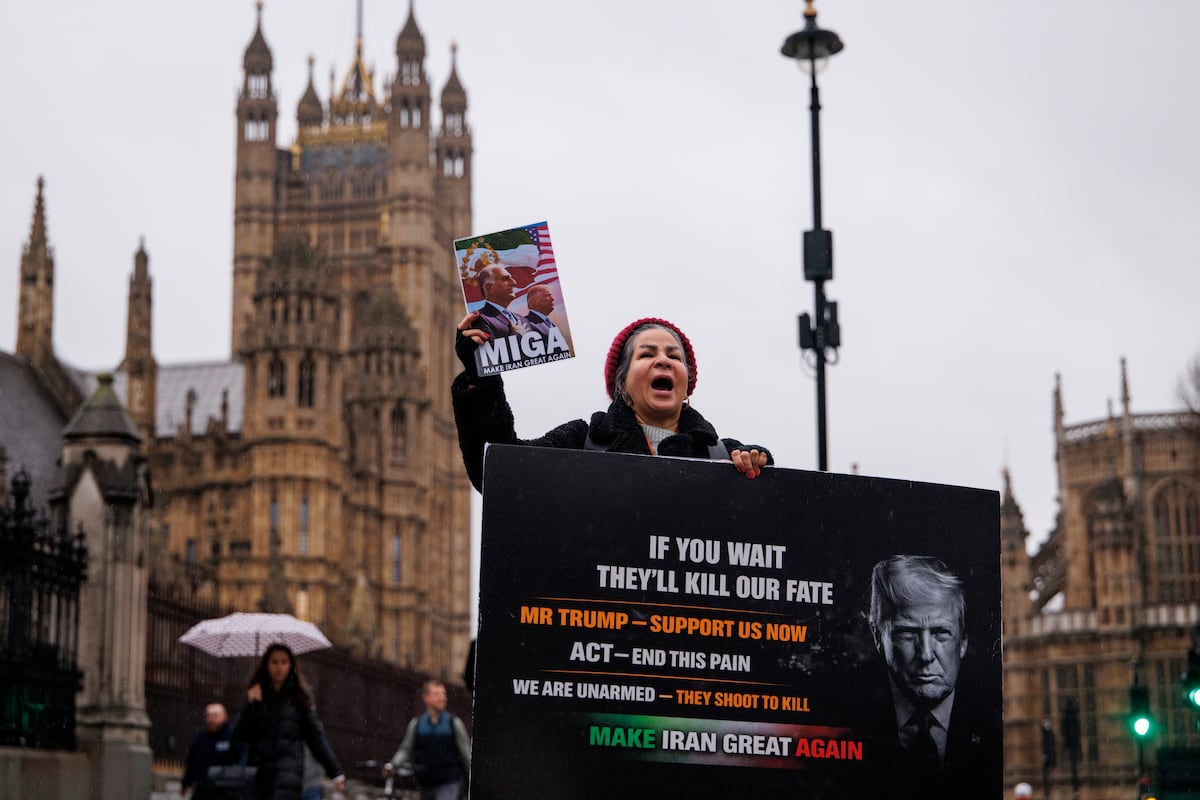 Trump a los iraníes: “¡Sigan protestando, la ayuda está en camino!”