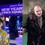 El "Pingüino" de Barcelona confunde con la leyenda en el primer año nuevo en Nueva York.