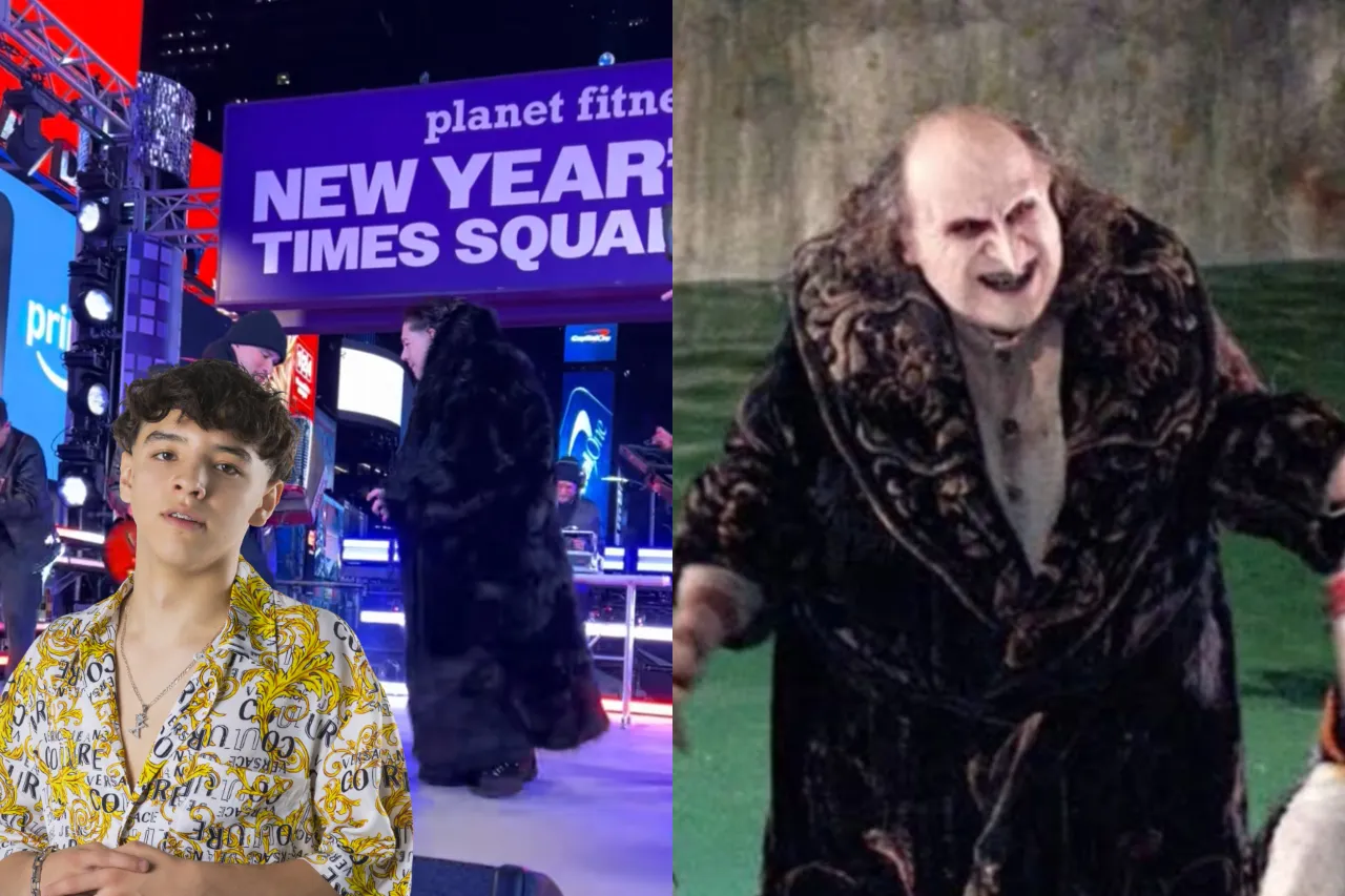 El "Pingüino" de Barcelona confunde con la leyenda en el primer año nuevo en Nueva York.