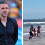 "Vida en peligro: shockante rescate en alta mar del ex entrenador de Rayados, Demichelis, que se encontraba a punto de ahogamiento con su familia"